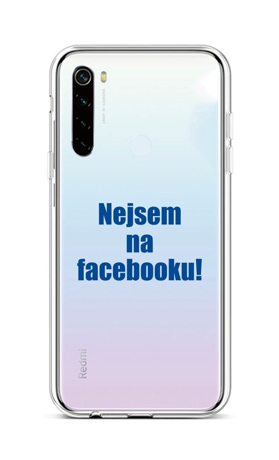 Zadní silikonový kryt na mobil Xiaomi Redmi Note 8T Nejsem na Facebooku