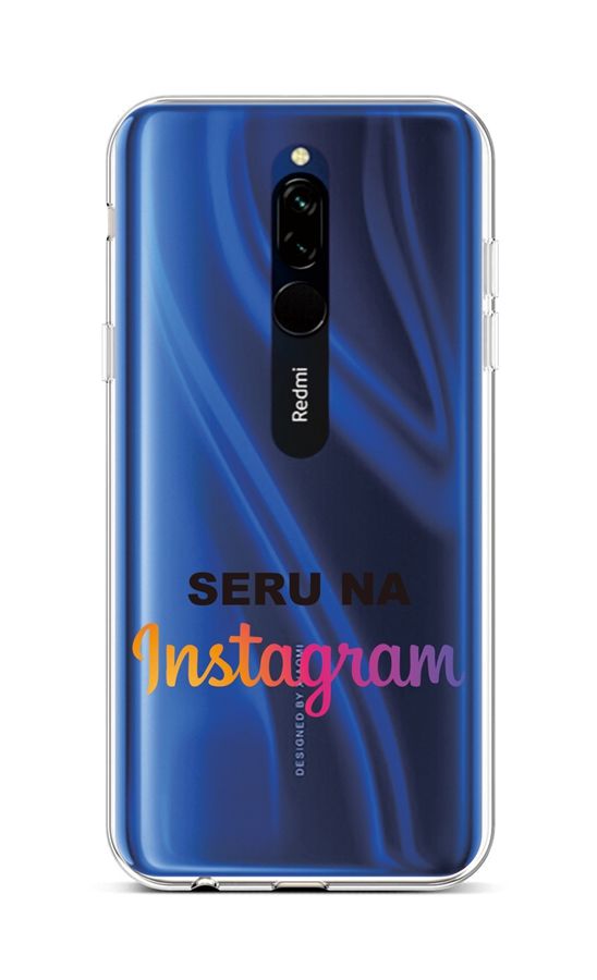 Zadní silikonový kryt na mobil Xiaomi Redmi 8 Instagram