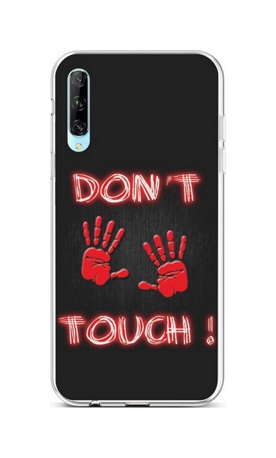 Zadní silikonový kryt na mobil Huawei P Smart Pro Don´t Touch Red