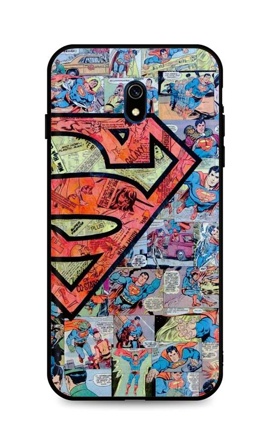 Zadní 3D silikonový kryt na mobil Xiaomi Redmi 8A Superman