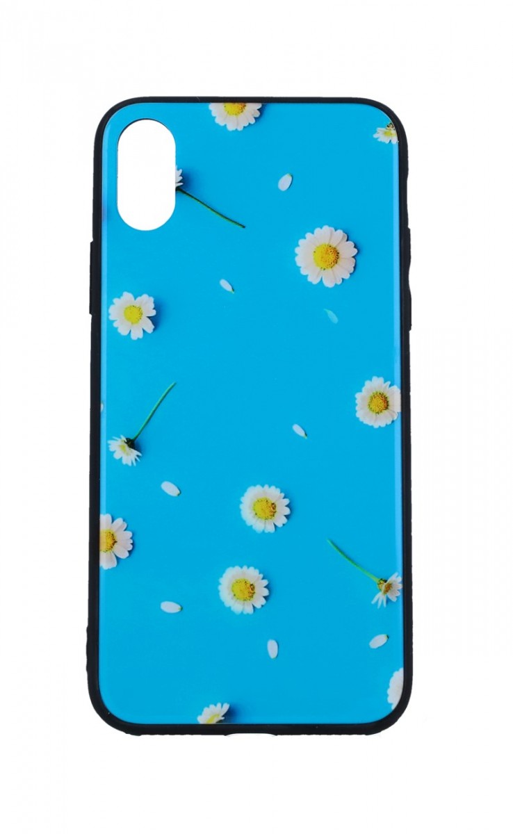 Zadní pevný kryt LUXURY na mobil iPhone XS Daisy 2