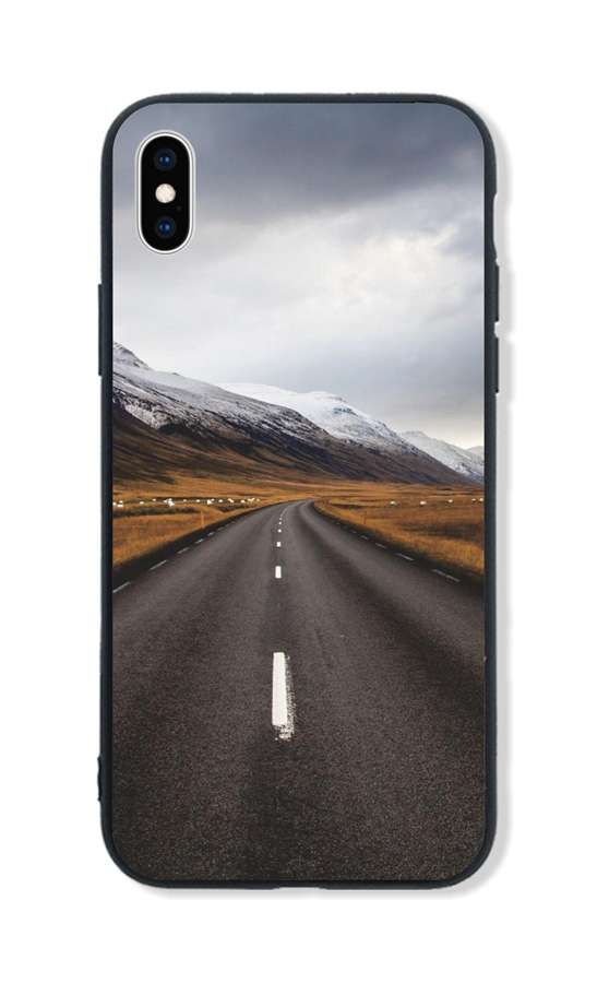 Zadní pevný kryt LUXURY na mobil iPhone XS Horská cesta