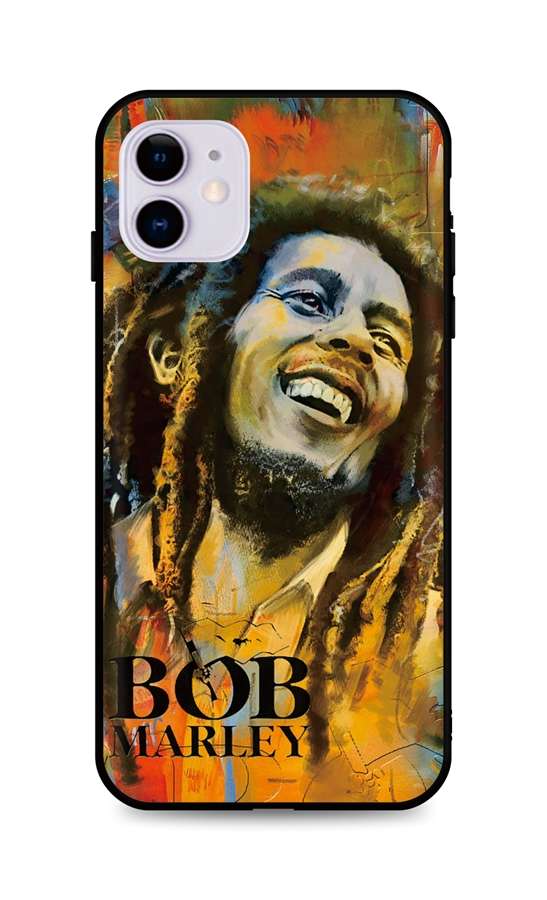 Zadní silikonový kryt DARK na mobil iPhone 11 Bob Marley