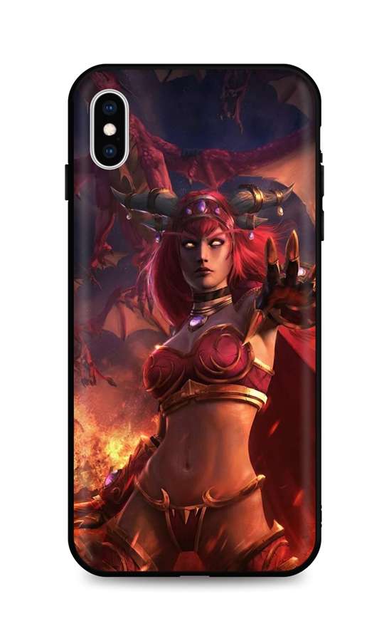 Zadní silikonový kryt DARK na mobil iPhone XS Heroes Of The Storm