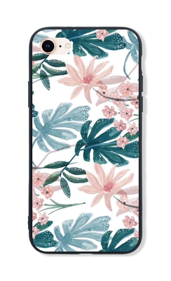 Zadní pevný kryt LUXURY na mobil iPhone SE 2020 Monstera