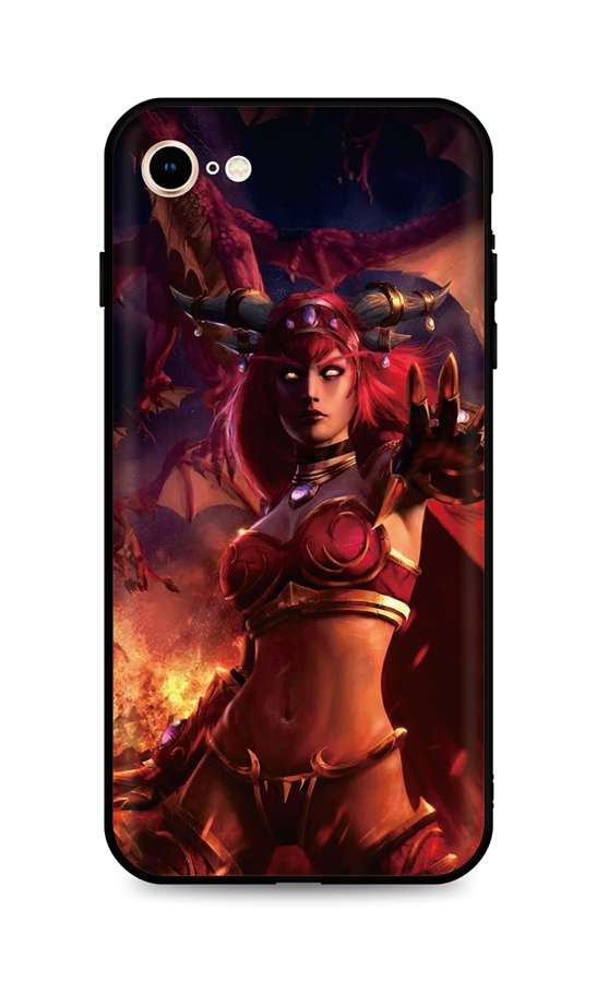 Zadní silikonový kryt DARK na mobil iPhone SE 2020 Heroes Of The Storm