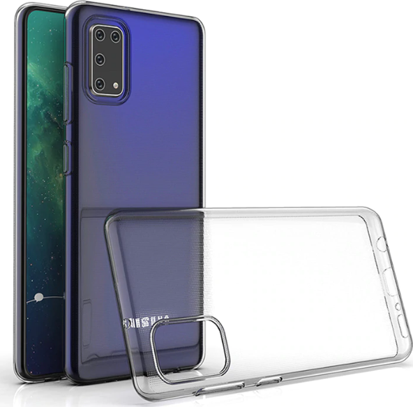 Zadní silikonový kryt Swissten Clear Jelly na mobil Samsung A41 průhledný