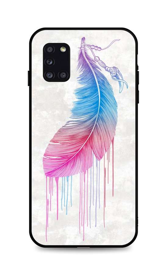 Zadní pevný kryt LUXURY na mobil Samsung A31 Feather