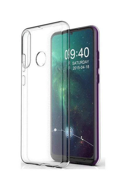 Ultratenký zadní silikonový kryt na mobil Huawei Y6p 0,5mm průhledný
