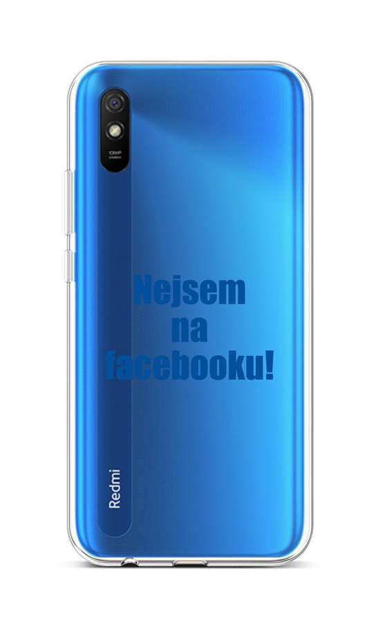 Zadní silikonový kryt na mobil Xiaomi Redmi 9A Nejsem na Facebooku