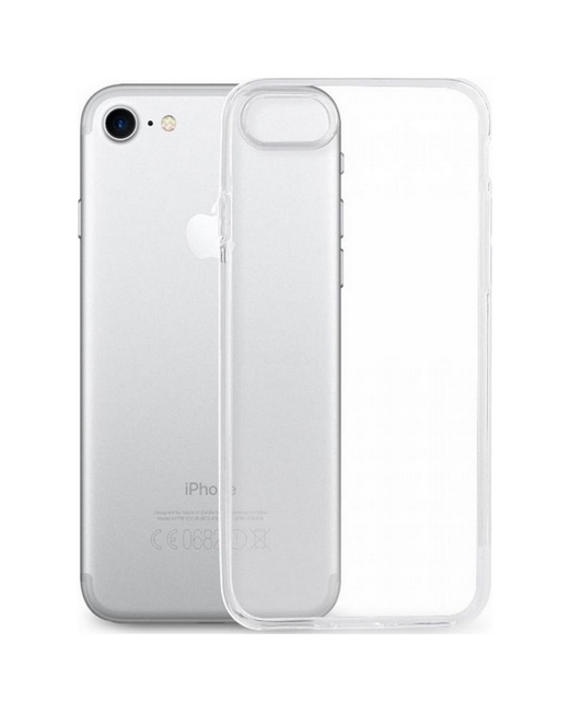 Zadní silikonový kryt na mobil iPhone SE 2020 2 mm průhledný