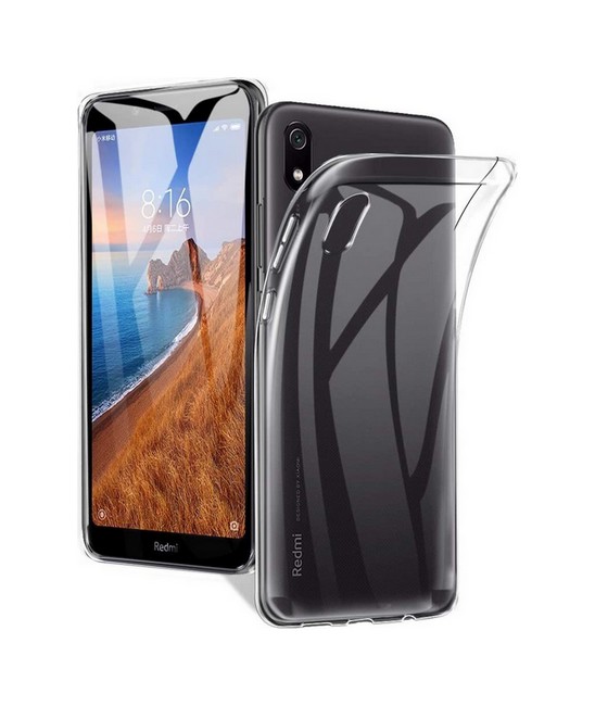 Ultratenký zadní silikonový kryt na mobil Xiaomi Redmi 9A 0,5 mm průhledný