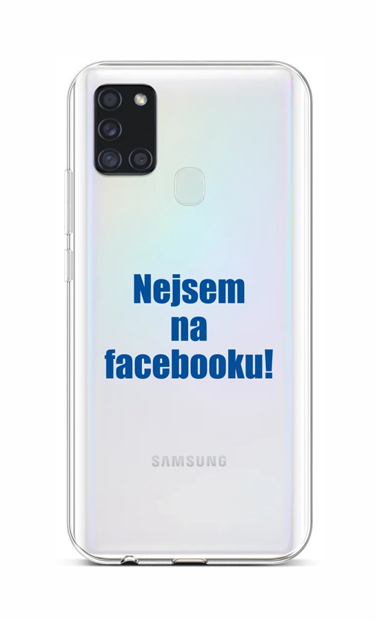 Zadní silikonový kryt na mobil Samsung A21s Nejsem na Facebooku
