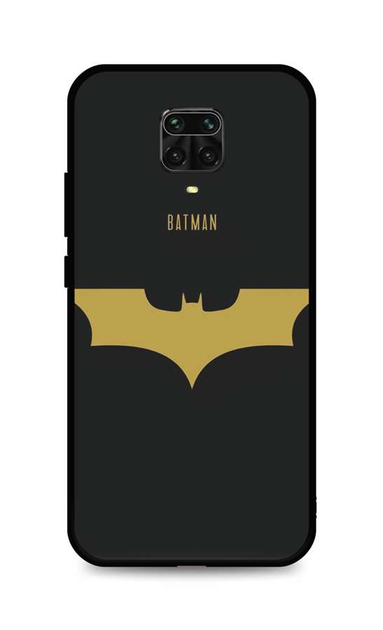 Zadní pevný kryt LUXURY na mobil Xiaomi Redmi Note 9 Pro Gold Batman