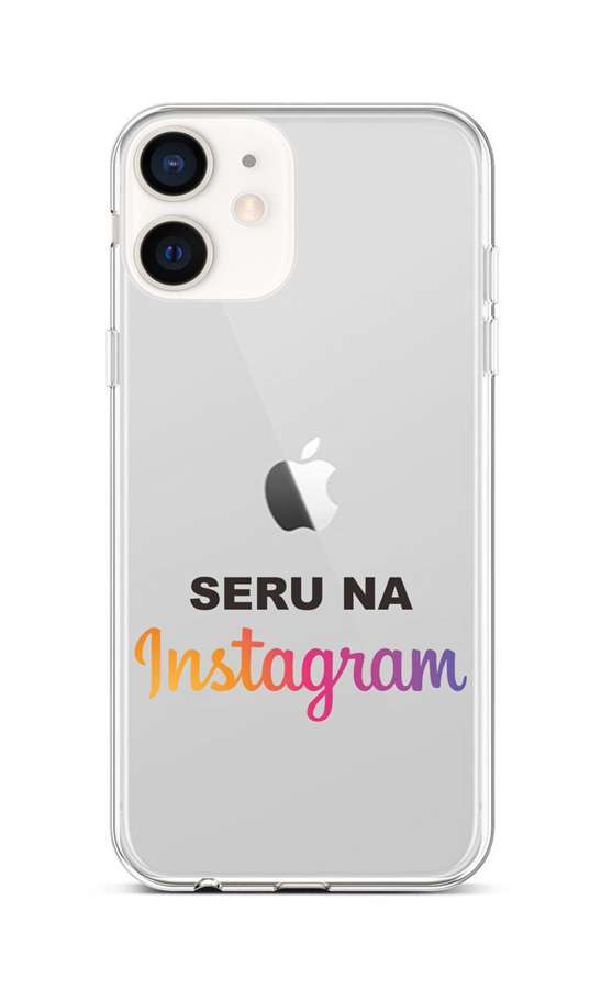 Zadní silikonový kryt na mobil iPhone 12 mini Instagram