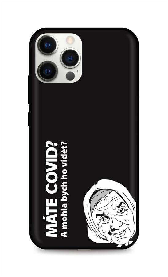 Zadní silikonový kryt DARK na mobil iPhone 12 Pro Můžu ho vidět?
