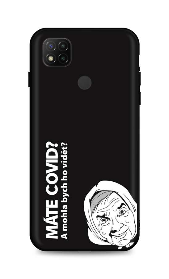 Zadní silikonový kryt DARK na mobil Xiaomi Redmi 9C Můžu ho vidět?