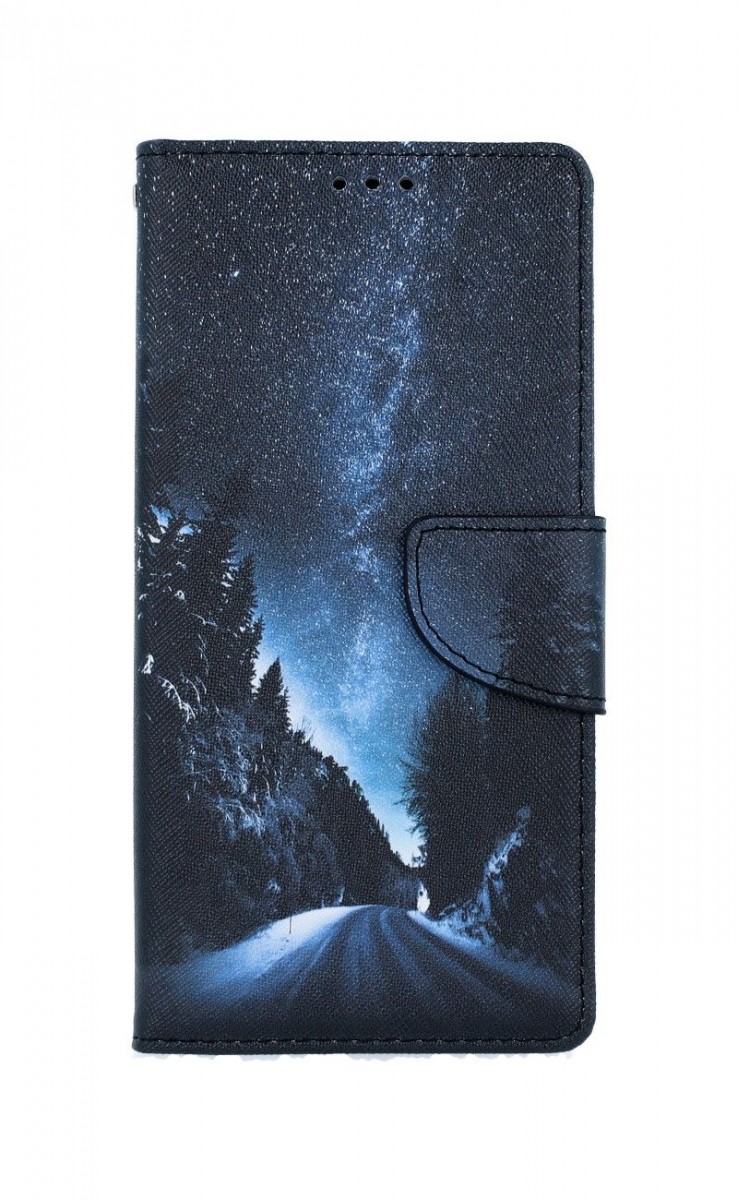 Knížkové pouzdro na mobil iPhone SE 2020 Zimní cesta