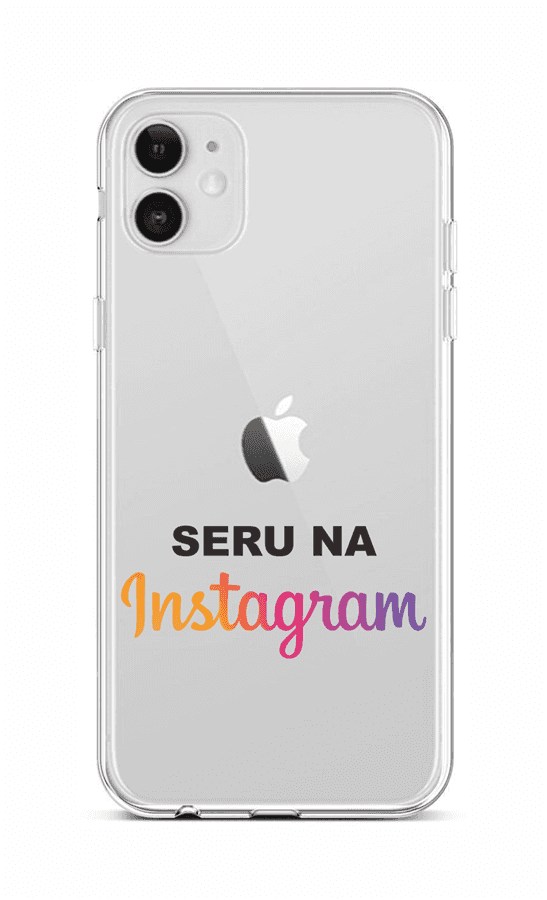 Zadní silikonový kryt na mobil iPhone 12 Instagram