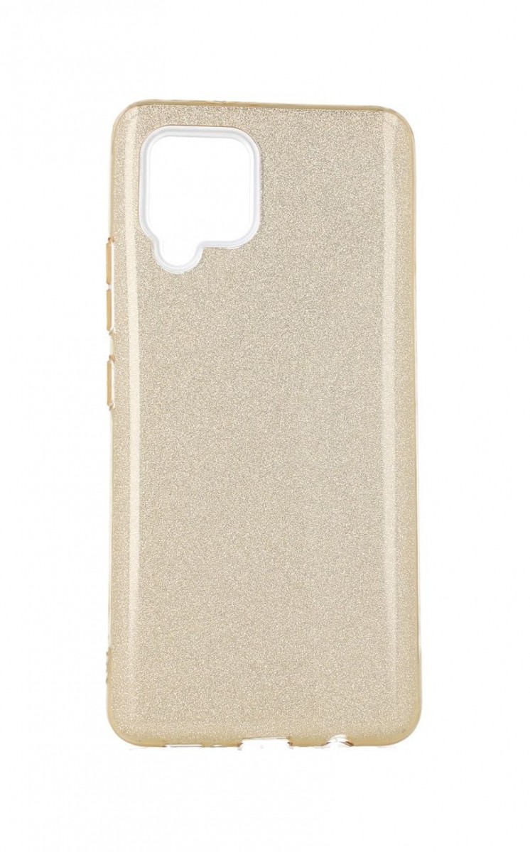 Zadní pevný kryt na mobil Samsung A42 glitter zlatý