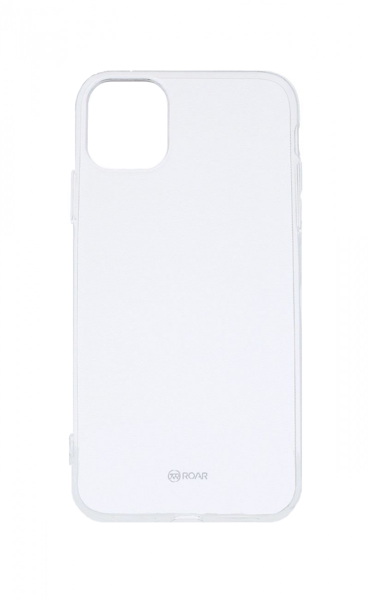 Zadní silikonový kryt Roar na mobil iPhone 12 Pro průhledný