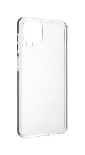 Zadní silikonový kryt na mobil Samsung A12 1 mm průhledný