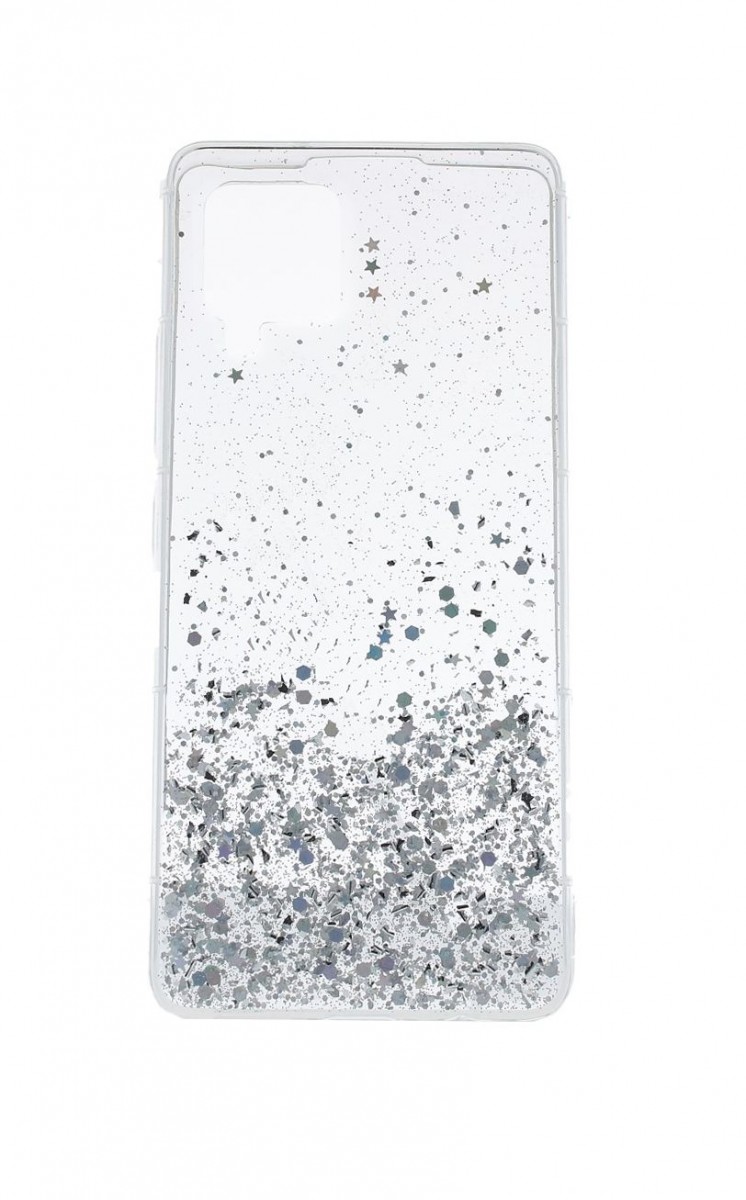 Zadní pevný kryt na mobil Samsung A42 Brilliant Transparent