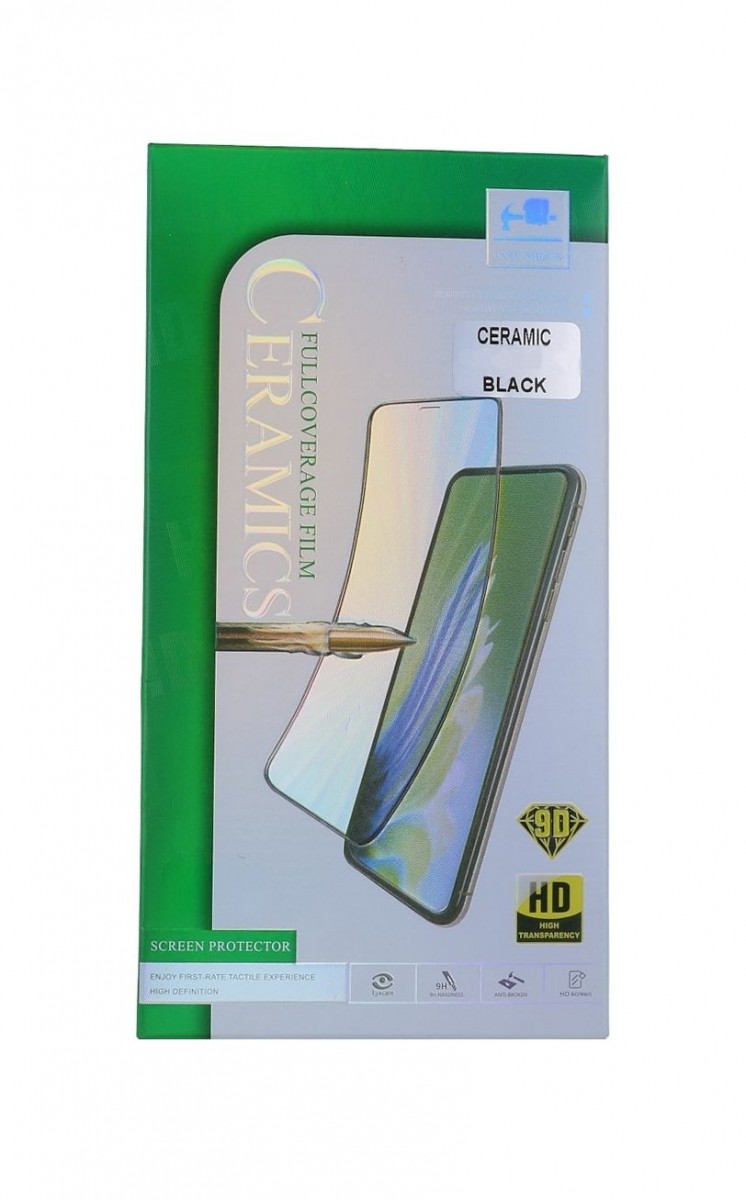 Ochranná fólie na displej Ceramic na mobil Samsung S20+ Full Cover černá