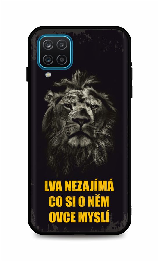 Zadní silikonový kryt DARK na mobil Samsung A12 Lev
