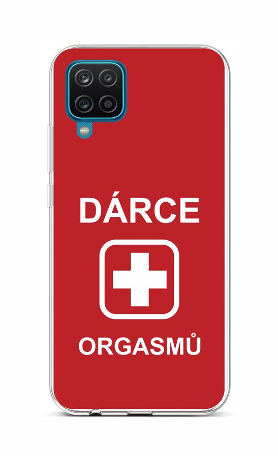 Zadní silikonový kryt na mobil Samsung A12 Dárce