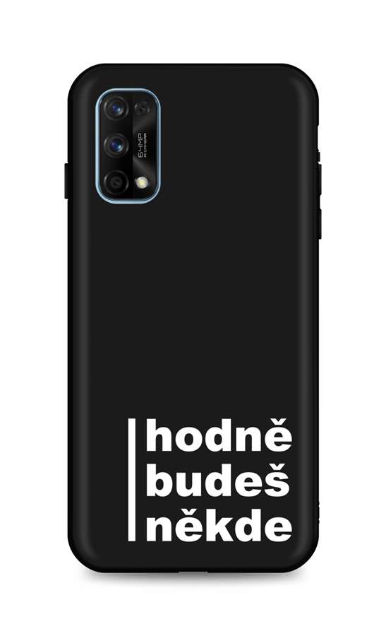Zadní silikonový kryt DARK na mobil Realme 7 Pro Hodně budeš někde
