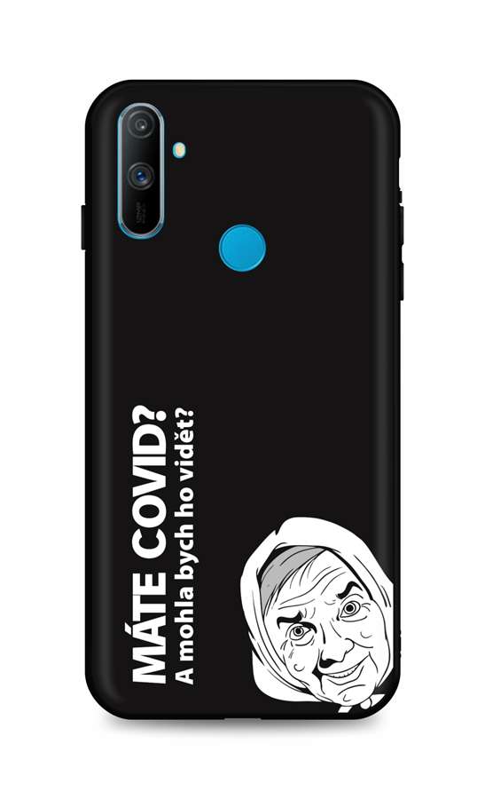 Zadní silikonový kryt DARK na mobil Realme C3 Můžu ho vidět?