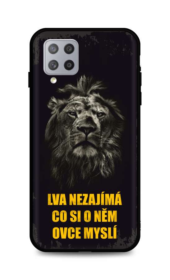 Zadní silikonový kryt DARK na mobil Samsung A42 Lev