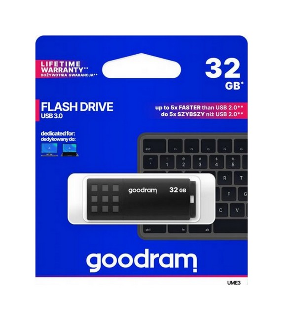 Flash disk značky GOODRAM UME3 32GB černý