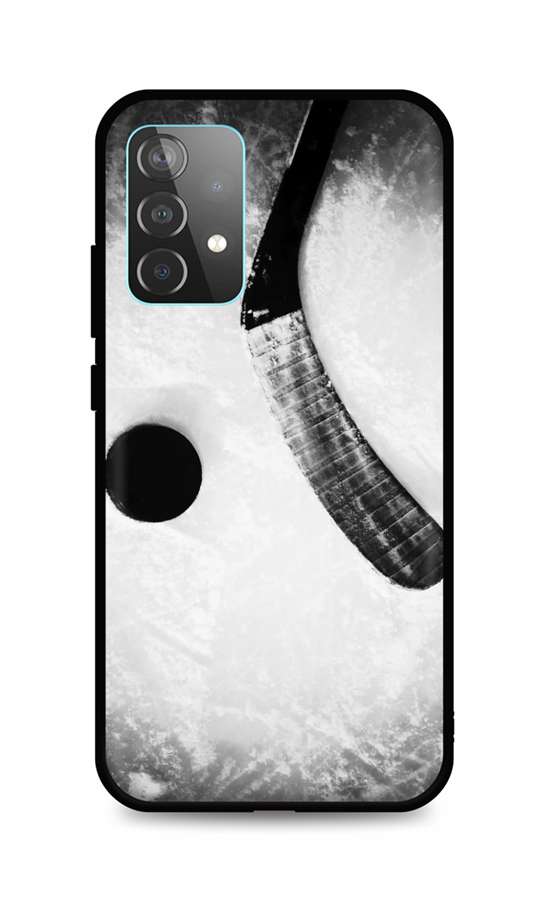 Zadní silikonový kryt DARK na mobil Samsung A52 Hockey