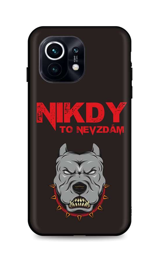 Zadní silikonový kryt DARK na mobil Xiaomi Mi 11 Nikdy to nevzdám