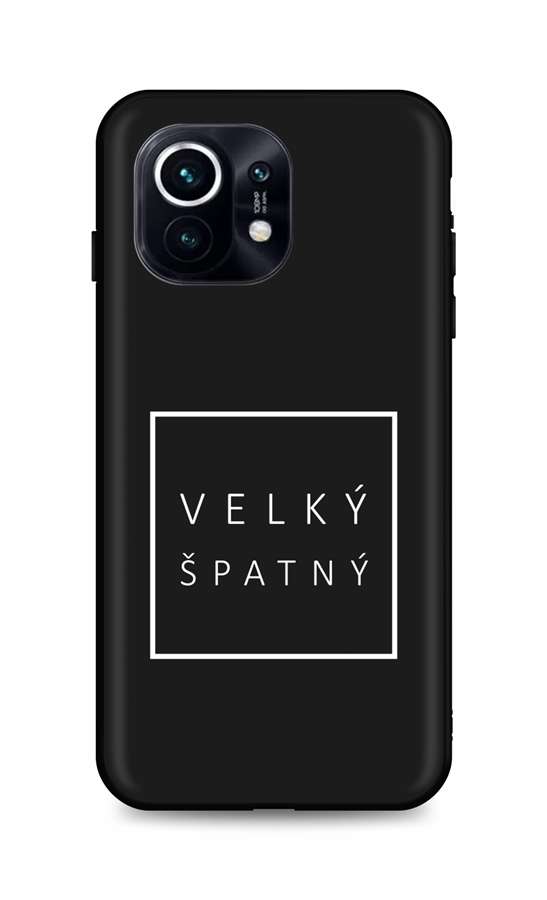 Zadní silikonový kryt DARK na mobil Xiaomi Mi 11 Velký špatný