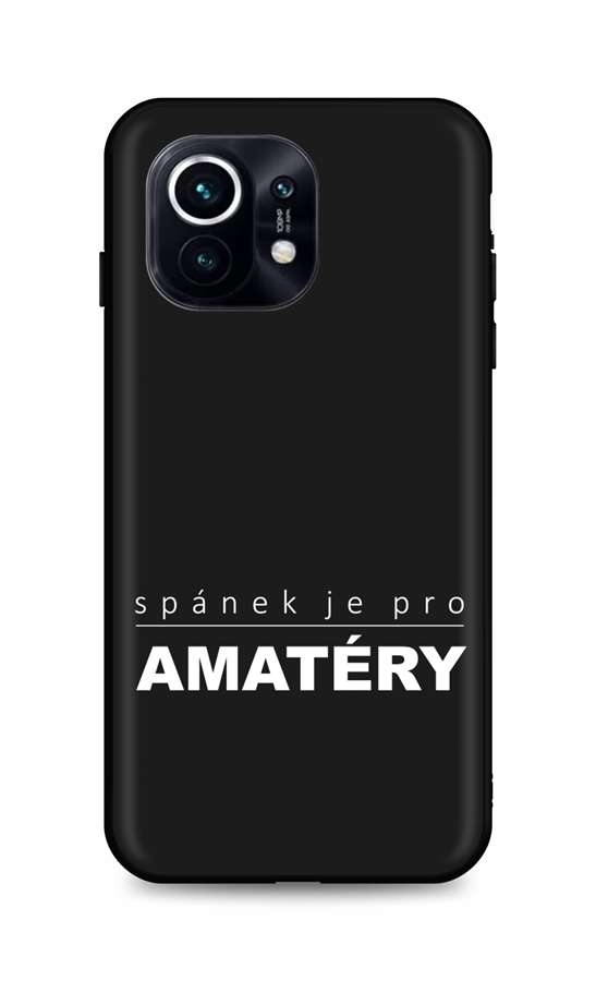 Zadní silikonový kryt DARK na mobil Xiaomi Mi 11 Bez spánku
