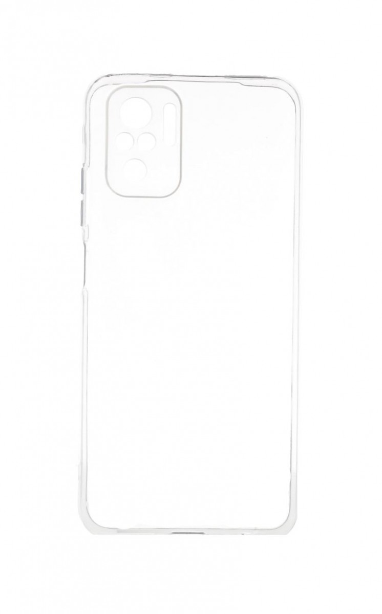 Ultratenký zadní silikonový kryt na mobil Xiaomi Redmi Note 10 0,5 mm průhledný