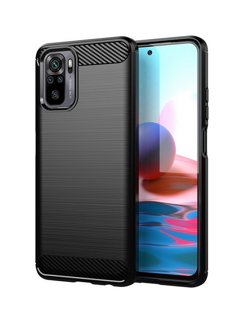 Zadní silikonový kryt na mobil Xiaomi Redmi Note 10 černý