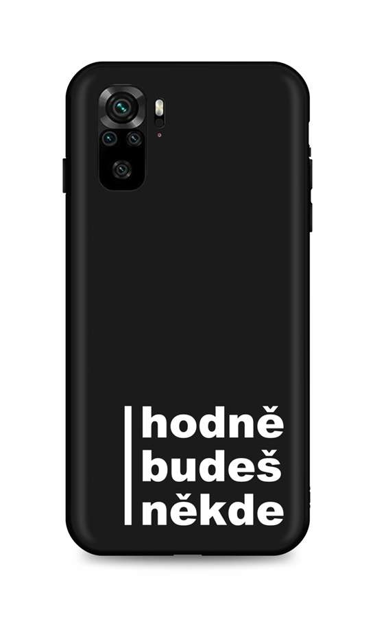 Zadní silikonový kryt DARK na mobil Xiaomi Redmi Note 10 Hodně budeš někde