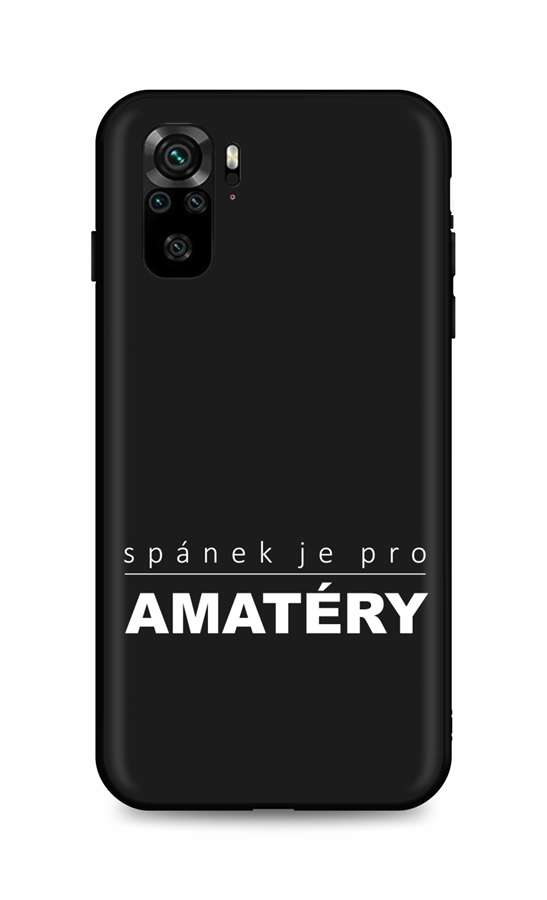 Zadní silikonový kryt DARK na mobil Xiaomi Redmi Note 10 Bez spánku