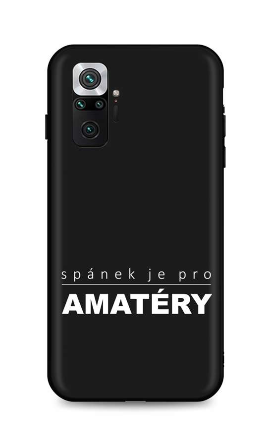 Zadní silikonový kryt DARK na mobil Xiaomi Redmi Note 10 Pro Bez spánku