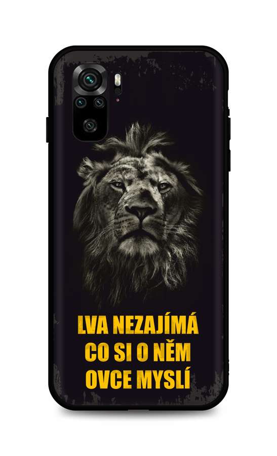 Zadní silikonový kryt DARK na mobil Xiaomi Redmi Note 10 Lev
