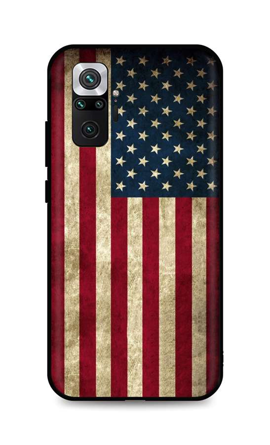 Zadní 3D silikonový kryt na mobil Xiaomi Redmi Note 10 Pro Amerika