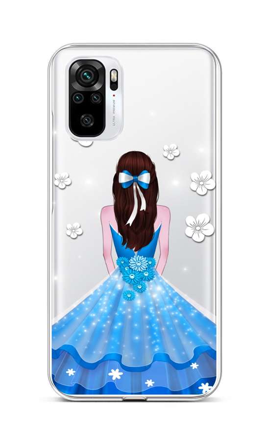 Zadní silikonový kryt na mobil Xiaomi Redmi Note 10 Blue Princess