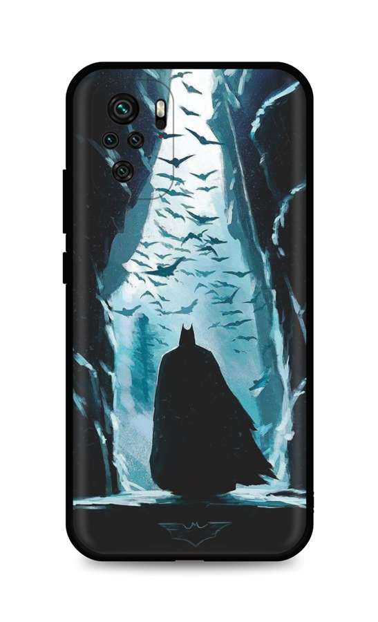 Zadní silikonový kryt DARK na mobil Xiaomi Redmi Note 10 Dark Batman