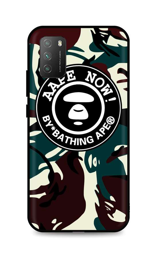Zadní 3D silikonový kryt na mobil Xiaomi Poco M3 Army