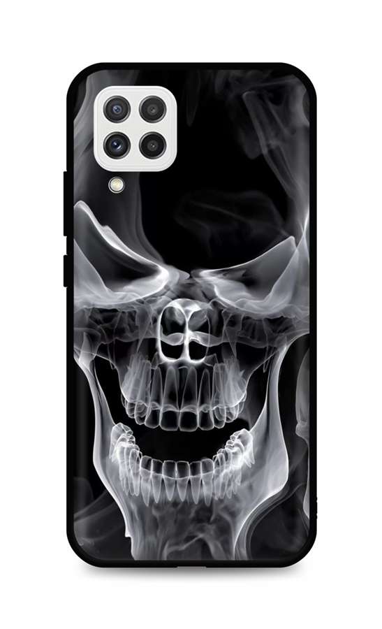 Zadní silikonový kryt DARK na mobil Samsung A22 Deadly Smoke