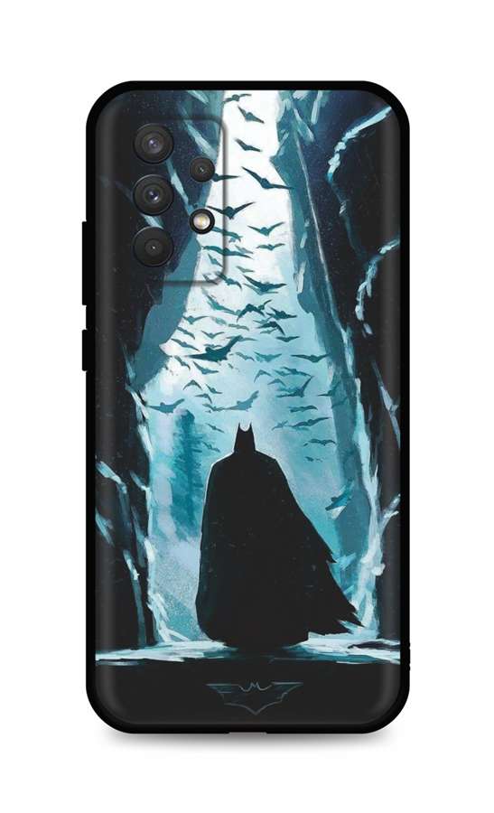 Zadní silikonový kryt DARK na mobil Samsung A32 Dark Batman